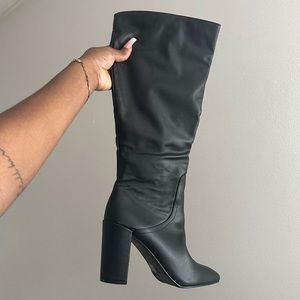 vintage square toe boot heels